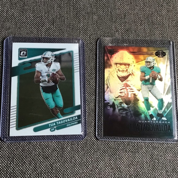 Tua Tagovailoa Rookie Card 2020 Panini Illusions & Optic Football Miami Dolphins - Picture 2 of 3